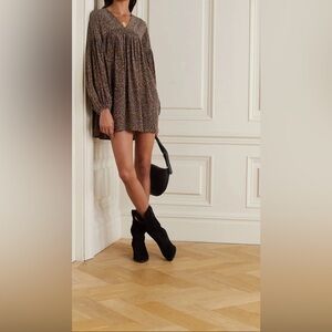 Doen Floral Print Mini Dress